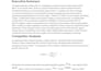 deliver a competitor intelligence report for your startup